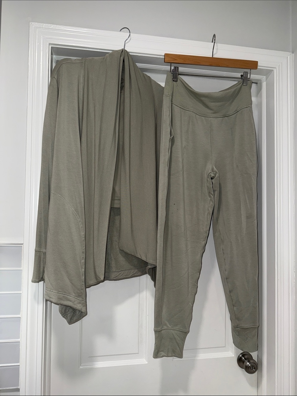 Athleta Sage Green Lounge Top & Joggers
3 piece